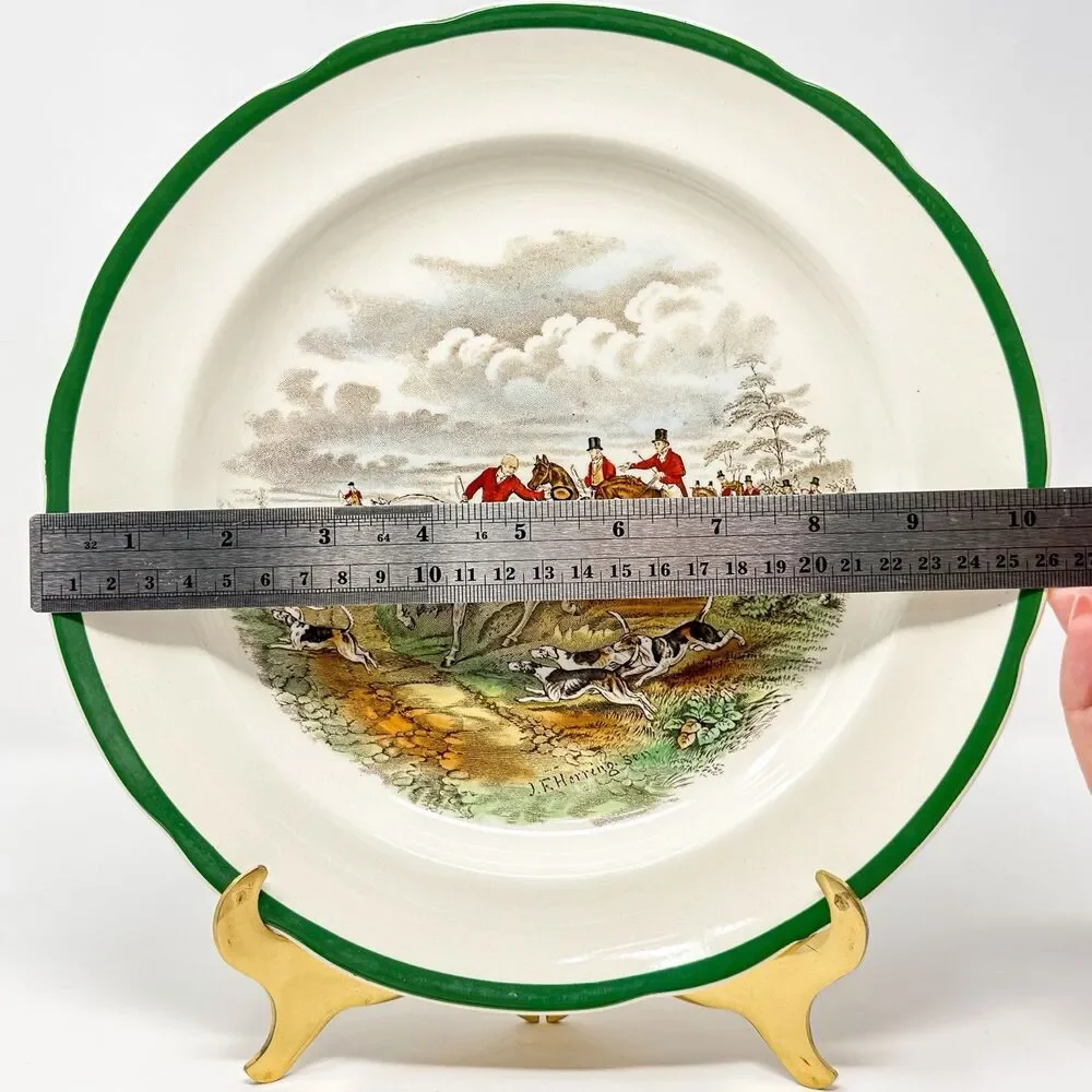 Vintage Copeland Spode “The Find” Fox Hunt Plate English Country Decor - Picture 5 of 5